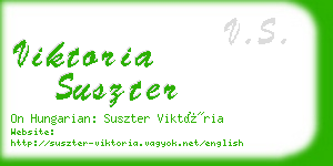 viktoria suszter business card